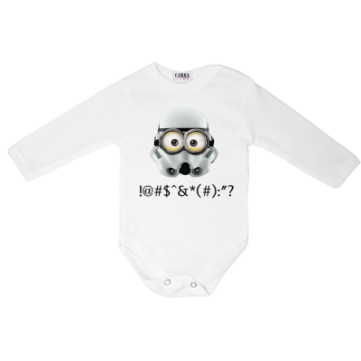 Carra Star Wars Minion бебешко боди